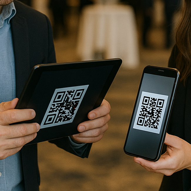 QR ile Davetli Kabulü